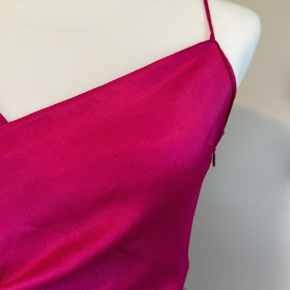 Saylor Ayn Feather-Embellished Wrap Midi-Dress - Picture 9 of 13